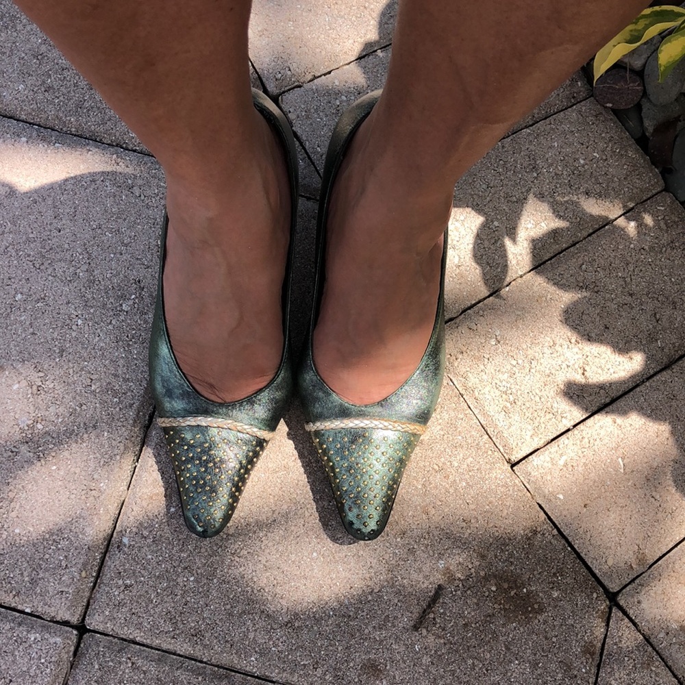 Desiree Pumps Green Art